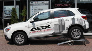 Mitsubishi ASX hazai statikus bemutató