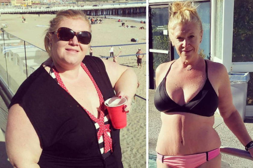 fogyás bikini előtt és után)