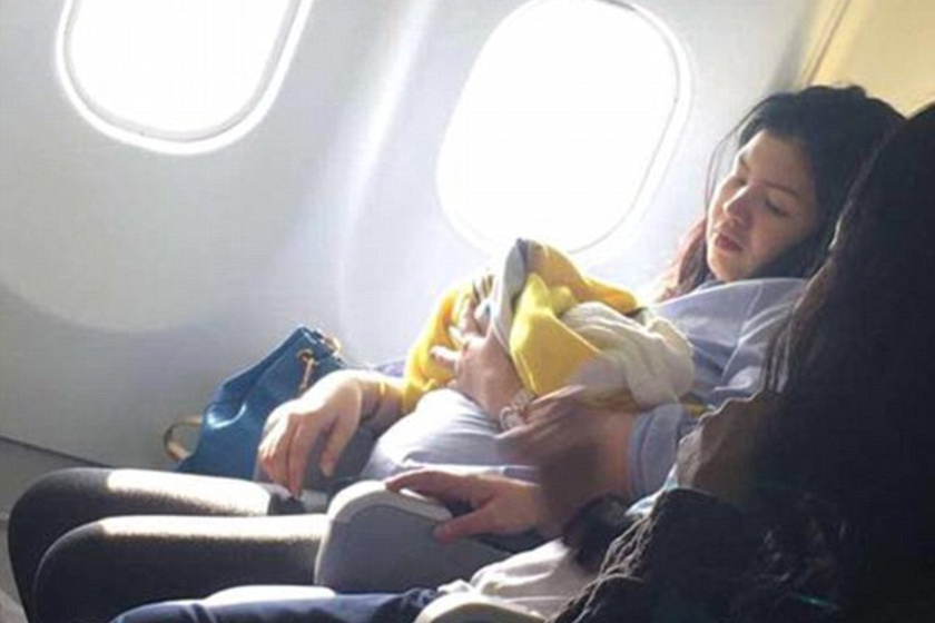 Repülőgépen szült egy nő! Mutatjuk, mi történt a szülés után