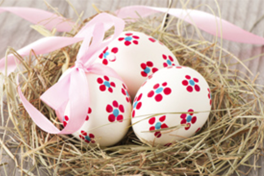 Cuki virágos húsvéti tojások kétbalkezeseknek is