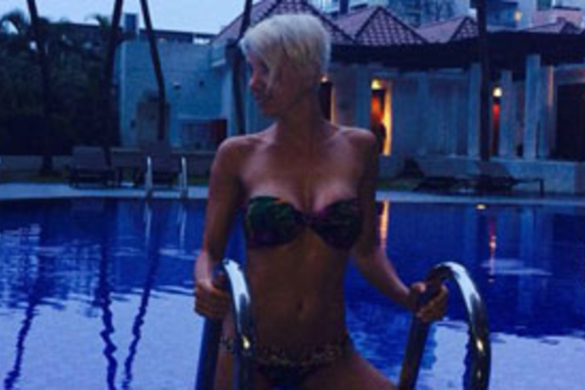 A magyar színésznő bikinis fotót osztott meg magáról 