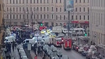 Kilenc halott a szentpétervári metrómerényletben