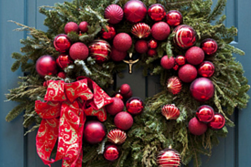 Képek! A 7 leglátványosabb karácsonyi ajtódísz