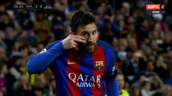 Messi furcsa gólöröme csodás gesztust takar