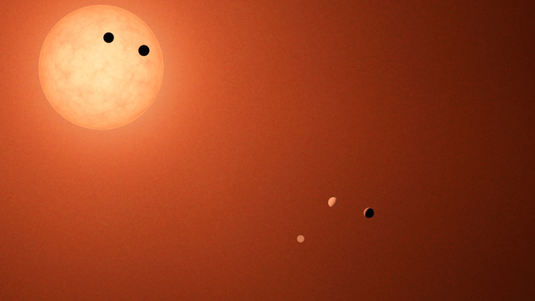 Megsüti bolygóit a TRAPPIST-1