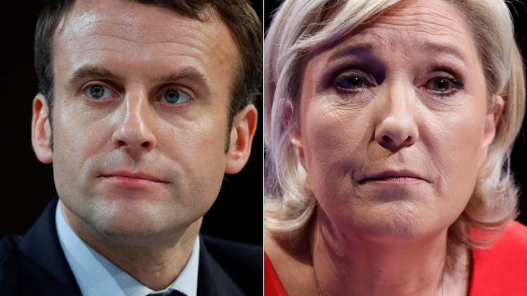 Macron és Le Pen jutott a második fordulóba