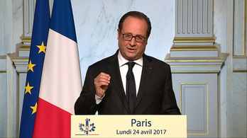 Hollande tévébeszédben állt ki Macron mellett