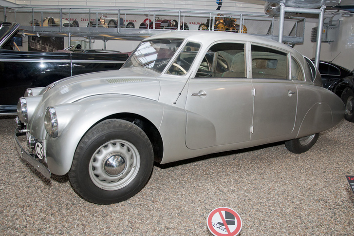 Tatra T87-es a Prágai Műszaki Múzeumban