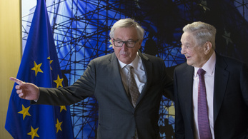Soros György nem ott érkezett Junckerhez, ahol várták