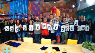 Demcsák Zsuzsának sok sikert kívánnak az RTL-esek
