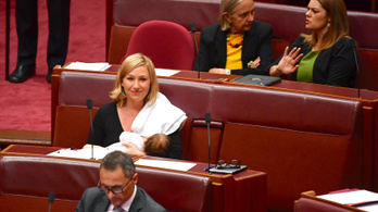 Először szoptatott egy képviselő nyilvánosan az ausztrál parlamentben