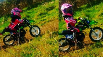Visszavenné lopott motorját a négyéves kislány