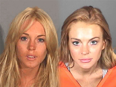 Lindsay Lohan egyre jobban néz ki letartóztatáskor