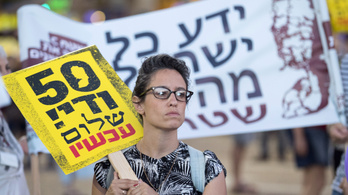 A Palesztin Állam létrehozásáért tüntettek Tel-Avivban