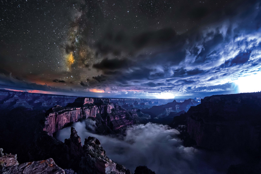 Csak 2 perc, de ilyen szépet ritkán látsz: elképesztő time-lapse videó a Grand Canyonról