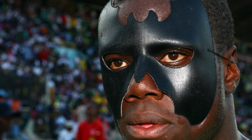 Batman-maszkban fut a jamaicai sprinter
