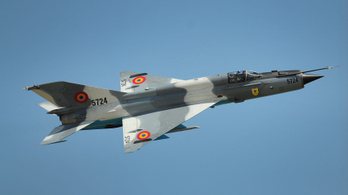 Lezuhant egy MiG-21-es Romániában