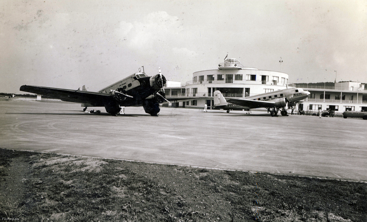 1939. Wibault 283-T és Douglas DC-2 típusú utasszállító repülőgép.