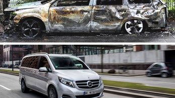 Kölcsön-Mercedes a felgyújtott autók helyett
