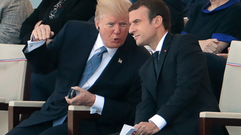 Trump ezúttal a francia elnökné külsejére tett megjegyzést