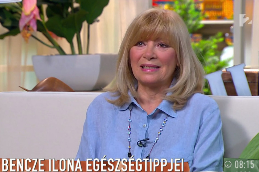 Bencze Ilona közel a 70-hez is gyönyörű - A reggeli műsorban beragyogta a stúdiót