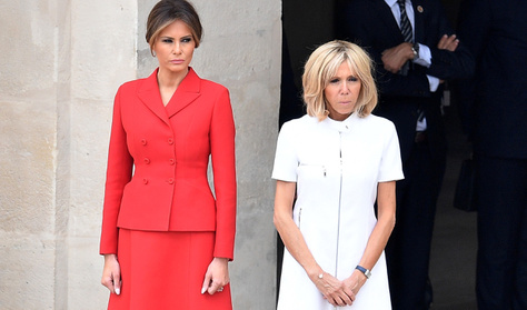 Melania Trump vagy Brigitte Macron volt a csinosabb Párizsban?