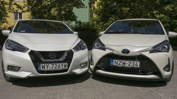 Összehasonlító teszt – Nissan Micra 0.9 IG-T Tekna – Toyota Yaris 1.5 VVTi-E Style
