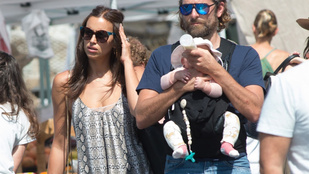 Négy hónapot kellett várni, de végre láthatjuk Bradley Cooper és Irina Shayk kislányát!