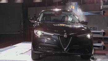 Alfa Romeo Stelvio Euro NCAP törésteszt – 2017.