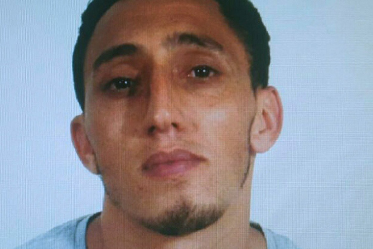 A spanyol országos rendőrség által közreadott kép Maghrebi Driss Oukabir marokkói származású spanyol férfiról aki feltehetőleg a Barcelonában 2017. augusztus 17-én elkövetett gázolásos merénylethez használt furgont bérelte.