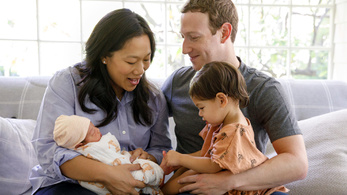 Megszületett Mark Zuckerberg második gyermeke