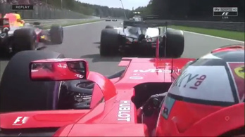 Kimi és Ricciardo majdnem reprodukálta a legjobb F1-előzést