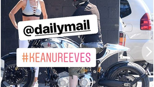 Vajna Tímea sportmelltartóban beszélgetett Keanu Reeves-szel, amiről be is számolt a Daily Mail