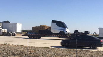 Ez lehet a Tesla elektromos teherautója