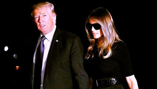 Most a napszemüveg-mániája miattt osztják Trumpnét