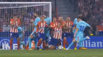 Volt némi pánik Messi lövése előtt a sorfalban