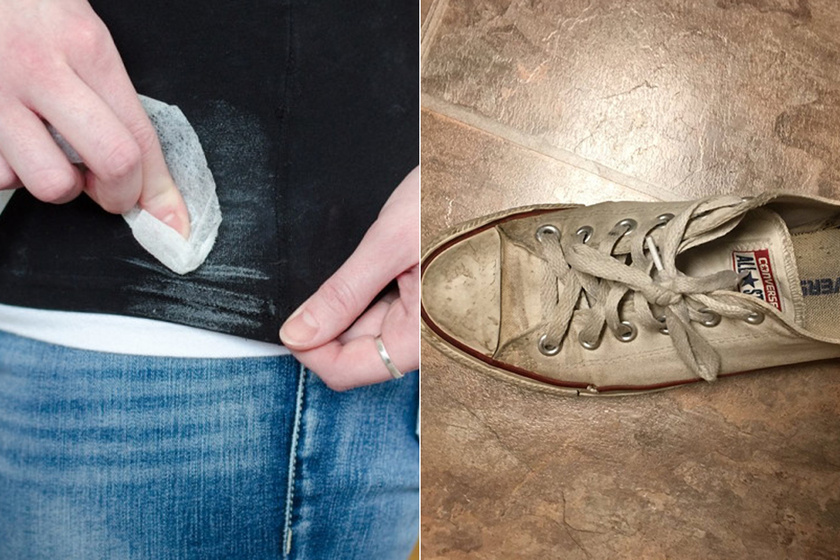Beszürkült cipő és dezodorfolt a pólón? 10 meglepő házi trükk, ami minden ruhaproblémát megold
