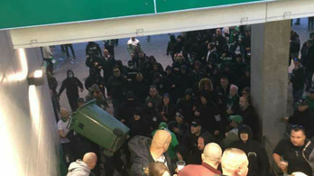 Fénykép a verekedésről a Fradi-stadionban
