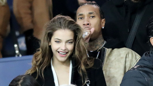 Palvin Barbara Kylie Jenner exével nézte meg Neymar meccsét