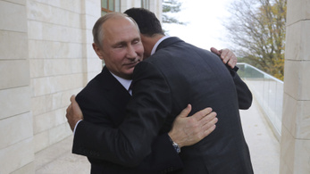 Putyin nyakába borult a szíriai elnök