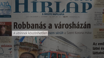 Habony-művek at its best: Fehérváron a vitrin miatt nem robbant fel a Szent Korona