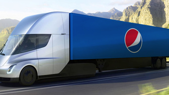 A Pepsi is rendelt a Tesla kamionból