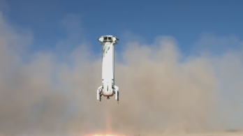 Visszatérő rakétát és űrkabint tesztelt a Blue Origin