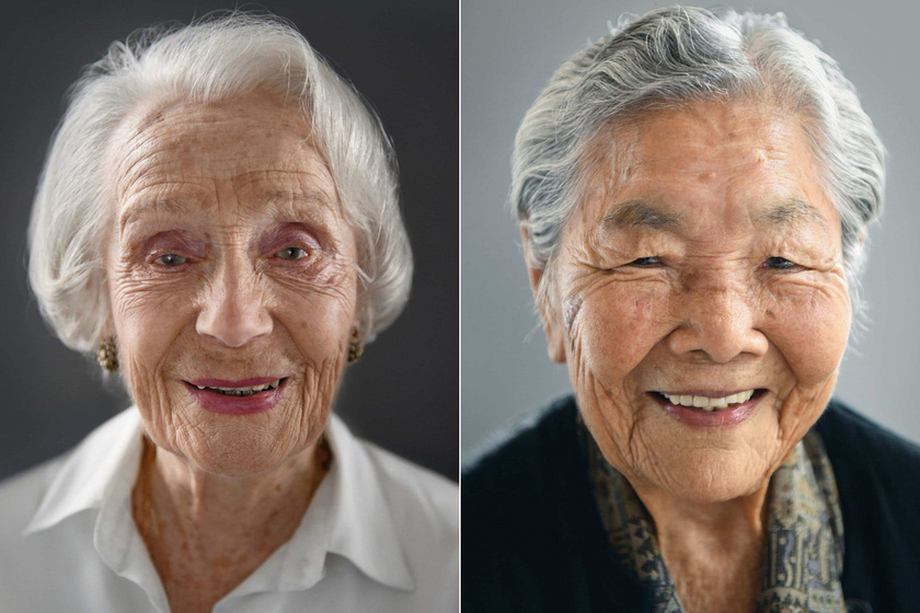 100 évesek és gyönyörűek - Különleges fotósorozat az öregedés szépségéről