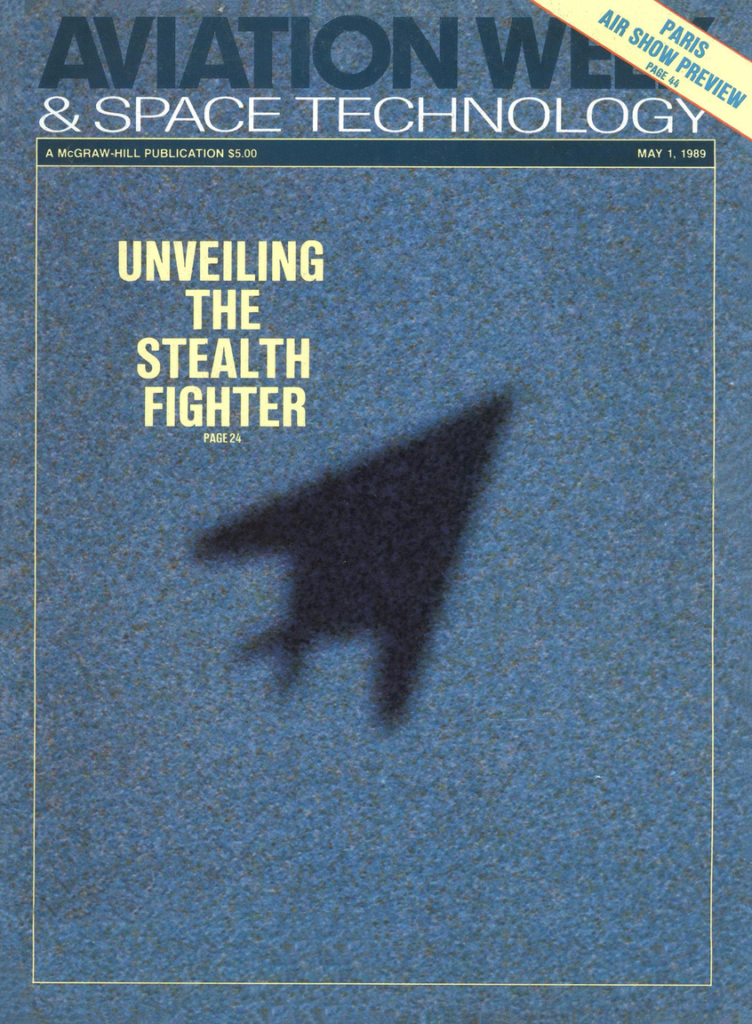 1989. május 1. Az Aviation Week címlapon hozta az F-117 létezésének hírét.