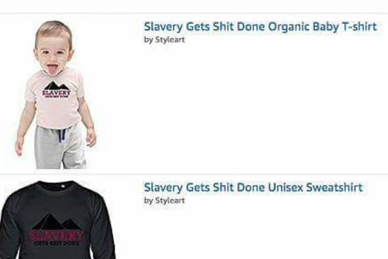 Eltüntette a rabszolgasággal viccelődő pólóit az Amazon