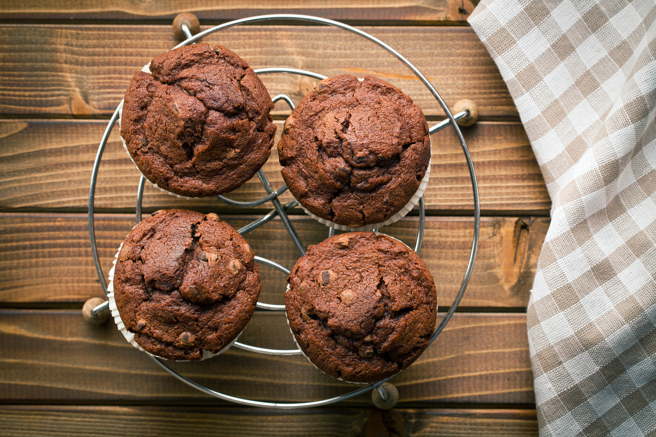 Csokis-nutellás muffin