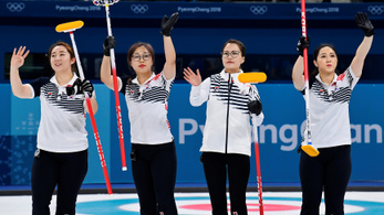 Lenyűgözték a curlingvilágot a dél-koreai Fokhagymalányok