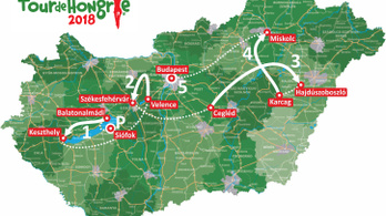 6 nap, 800 km: itt a magyar Tour programja