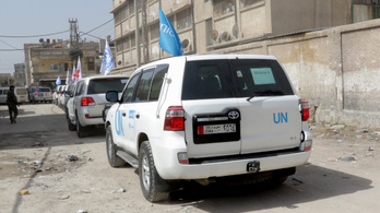 Megsarcolta a szír kormány az ENSZ segélykonvoját